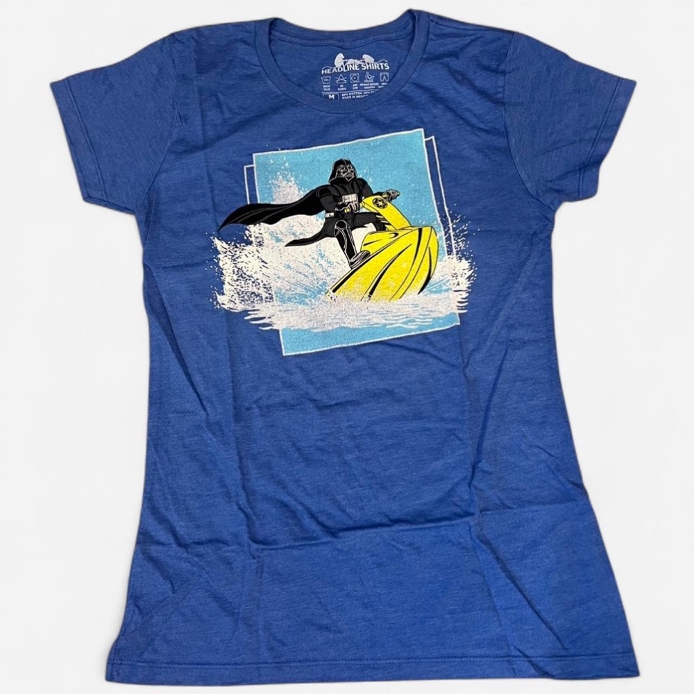 Blue T-Shirt with Jet Ski Graphic